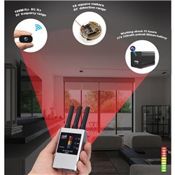 Anti Spy Detector, Hidden Camera GPS Tracker Listening Device Finder