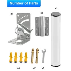 Starlink Mount, Compatible with V2 Rectangular Dish, Stainless Steel Heavy Duty Pivot Starlink Mounting Kits