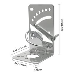 Starlink Mount - Adjustable Starlink Internet Kit Satellite Mounting Kit for Roof or Wall or Eave Installation