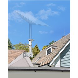 Starlink Mount - Adjustable Starlink Internet Kit Satellite Mounting Kit for Roof or Wall or Eave Installation