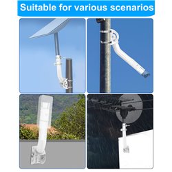 Starlink Mount Satellite Antenna J Pole Mounting Compatible with V2 Rectangular Dish,  Pole or Wall or  Installation