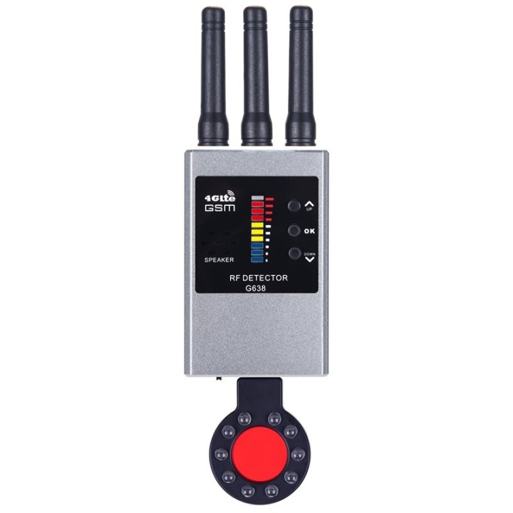 Anti Spy Detector – Detect Wireless Cameras, GPS Trackers, Listening Devices & More | Portable & Compact