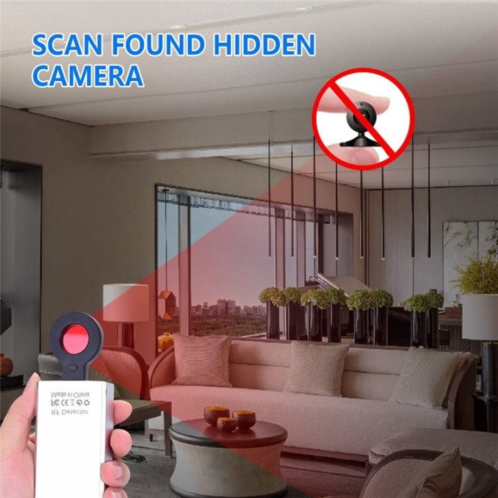 G638WM Anti-Spy Detector: GPS Tracker, Hidden Camera Finder, RF Signal & Radiation Scanner