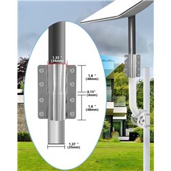 Starlink Mount,  Starlink Mounting Kits for Wall Installation,Compatible with V2 Rectangular Dish Easy  Adjustment