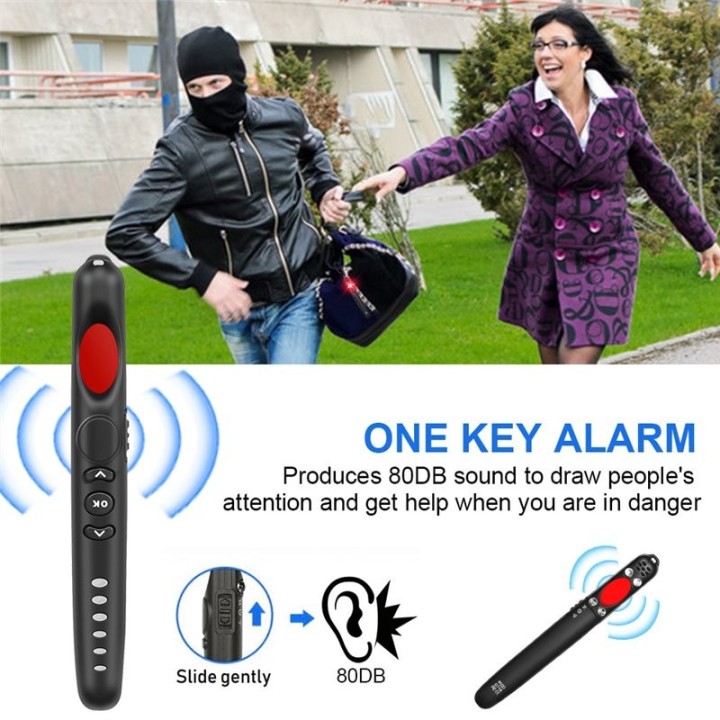 RF Detector & Hidden Camera Finder – Detect Pinhole Cameras, Audio Bugs, GPS Trackers, Luggage & Door Alarm