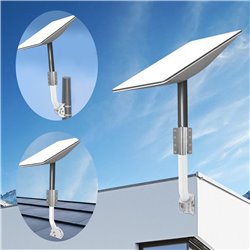 Starlink Mount - Starlink Satellite Antenna J Pole Mounting  Kit for Pole or Wall or Roof Installation,