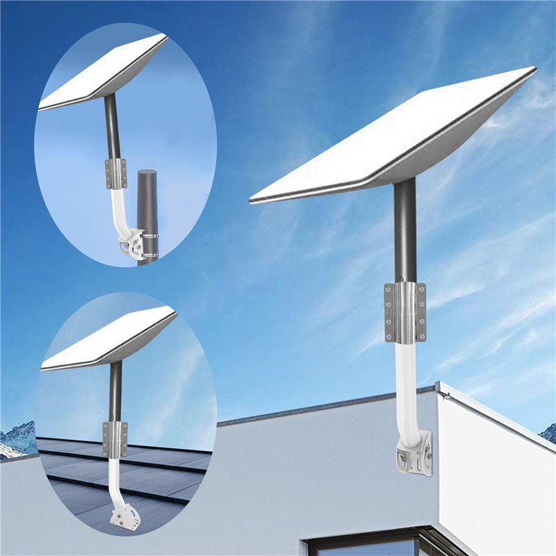 Starlink Mount - Starlink Satellite Antenna J Pole Mounting  Kit for Pole or Wall or Roof Installation,