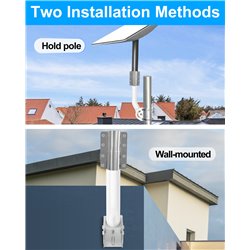 Starlink Mount - Starlink Satellite Antenna J Pole Mounting  Kit for Pole or Wall or Roof Installation,