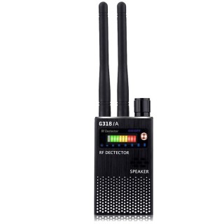 G318A Wireless Anti-Surveillance Detector – Detect GPS Trackers, Hidden Cameras, Bugs & More (300-2700MHz)