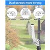 Wireless Bridge Bracket Mount, Pole and Wall-Mounted Mount for Outdoor Point to,J Pole Antenna Mounting Pole Bracket(3-Pack)