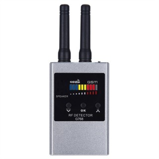 G768W Anti Spy Detector - Hidden Camera, GPS Tracker, RF Signal, and Radiation Detection Device