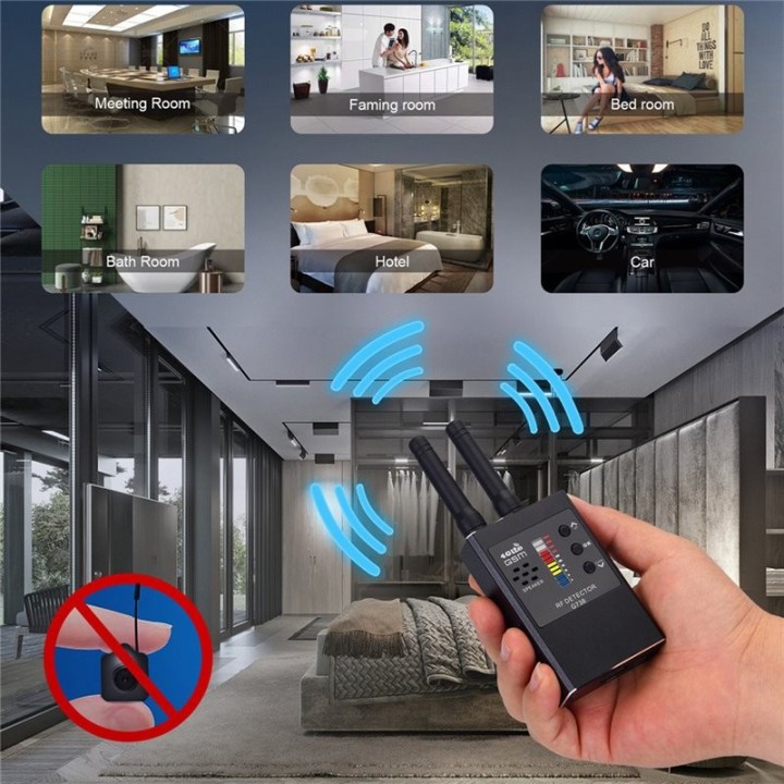 G738 Anti Spy Detector – Detect Hidden Cameras, GPS Trackers, RF Signals & More | Portable, Multi-functional Device