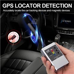 Hidden camera detector, GPS detector, RF signal scanner, listener, suitable for GPS tracker and monitoring device detection