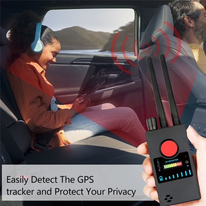 Multi-Function Hidden Camera & Spy Detector | GPS Tracker, RF Signal Scanner, Infrared Lens & Magnetic Field Detection