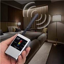 Hidden camera detector, GPS detector, RF signal scanner, listener, suitable for GPS tracker and monitoring device detection