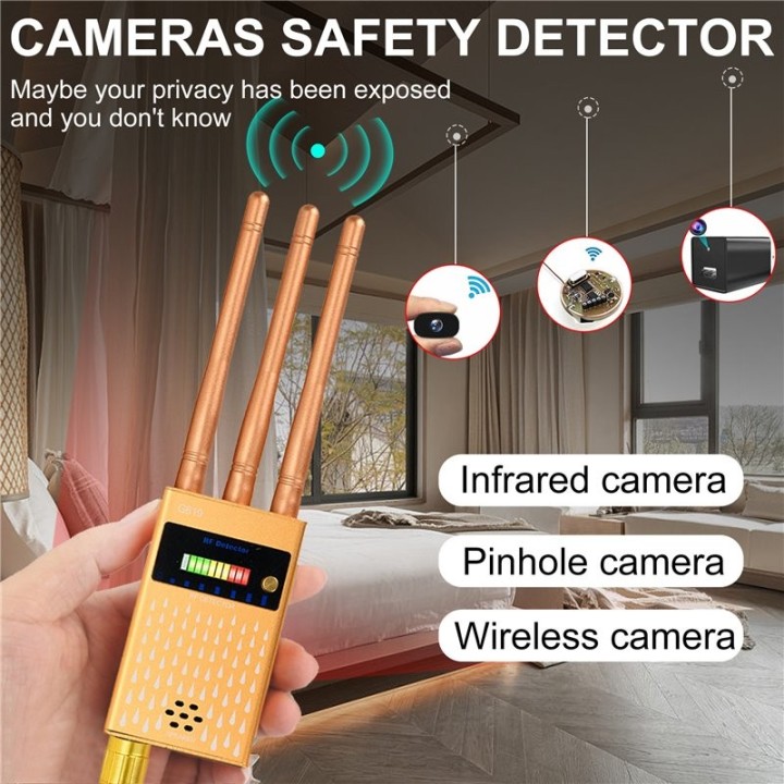 G619 Anti-Spy & Listener Detector | Hidden Camera, GPS, RF Signal Scanner | Radiation Detection