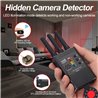 Hidden camera detector, anti spy detector,RF signal scanner, radiation detector, suitable for GPS tracker  detection