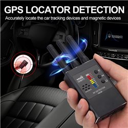 Hidden camera detector, anti spy detector,RF signal scanner, radiation detector, suitable for GPS tracker  detection