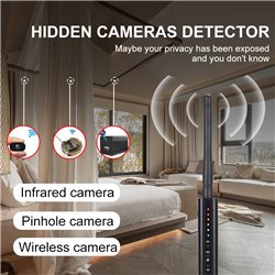 Hidden Camera Detectors, Anti Spy Insect Detectors, RF Signal Scanners, Suitable for Wireless  Devices Spy Camera Detectors