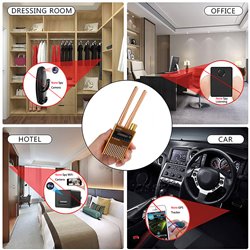 Hidden camera detector, anti espionage listener detector, RF signal scanner, WIFI camera detector,for GPS tracker detection