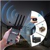 RF Detector,Upgraded Wireless Detector Detect RF Radio Frequency GPS Tracker and GSM Audio Bug with Three High Gain Antennas