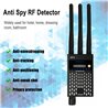 RF Detector,Upgraded Wireless Detector Detect RF Radio Frequency GPS Tracker and GSM Audio Bug with Three High Gain Antennas