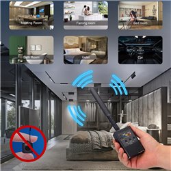 Anti spy detector, WIFI GPS detector,  radiation detector, suitable for RF signal scanner and monitoring equipment detection