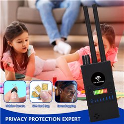 Anti spy detector hidden camera detector RF signal scanner, suitable for monitoring device detection and RF signal scanning