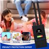 Anti spy detector hidden camera detector RF signal scanner, suitable for monitoring device detection and RF signal scanning