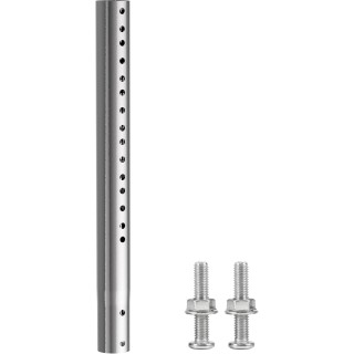 14'' Antenna Pole Mount Extension Tube with Adjustable Length, Dual-End Connectors, Compatible with EOQO Mounts, Stainless Steel