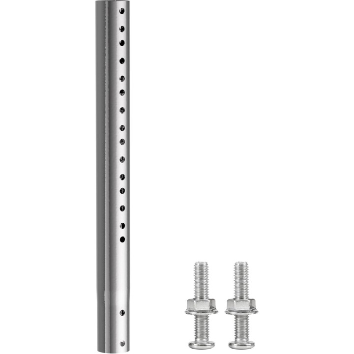 14'' Antenna Pole Mount Extension Tube with Adjustable Length, Dual-End Connectors, Compatible with EOQO Mounts, Stainless Steel