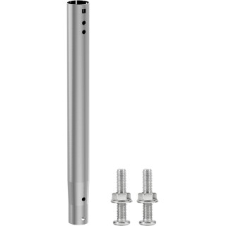 14" Stainless Steel Antenna Pole Extension with Dual Mounting Holes, Compatible with EOQO Mounts, Adjustable Length