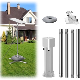 Starlink Gen 3 Tripod Mount Kit - Adjustable Height (Max 47''), Tilt Angle, Foldable 4-Leg Stand, PVC Water Bag, for V3 Dish
