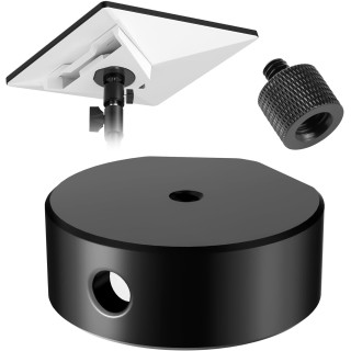 Starlink Mini Tripod Adapter - Aluminum Alloy Mounting Adapter with 1/4" to 3/8" Nut Converter for Tripods and Brackets