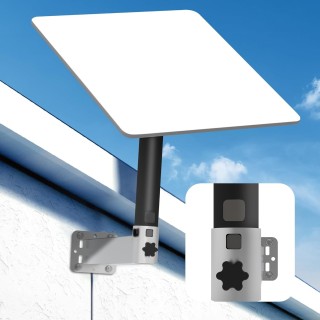 Starlink Gen 2 Long Wall Mount Kit with Hole Adapter – Adjustable Pole Mount for Gen 2 & Gen 3 Dishes