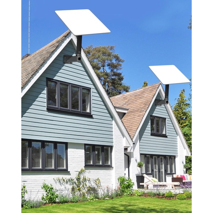 Starlink Gen 2 Long Wall Mount – Aluminum Alloy Pole Mount for Gen 2, Gen 3 & Mini Dishes, Adjustable, Weather-Resistant