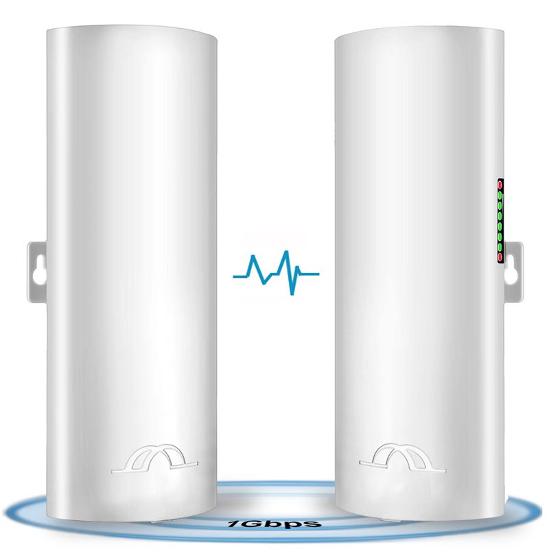 Gigabit Wireless Bridge,CPE1200 5.8G 1Gbps High Speed Point To Point ...