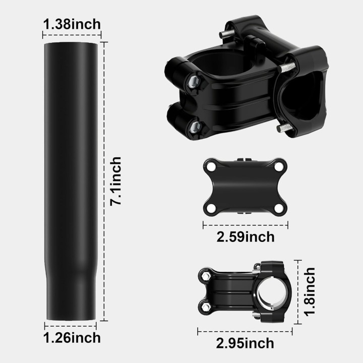 Starlink Gen 3 RV Mount, 160° Adjustable Pipe Adapter for Pole/Roof (Fits 0.9-1.1" Poles), Mount for RV Ladder, SUV, Yacht