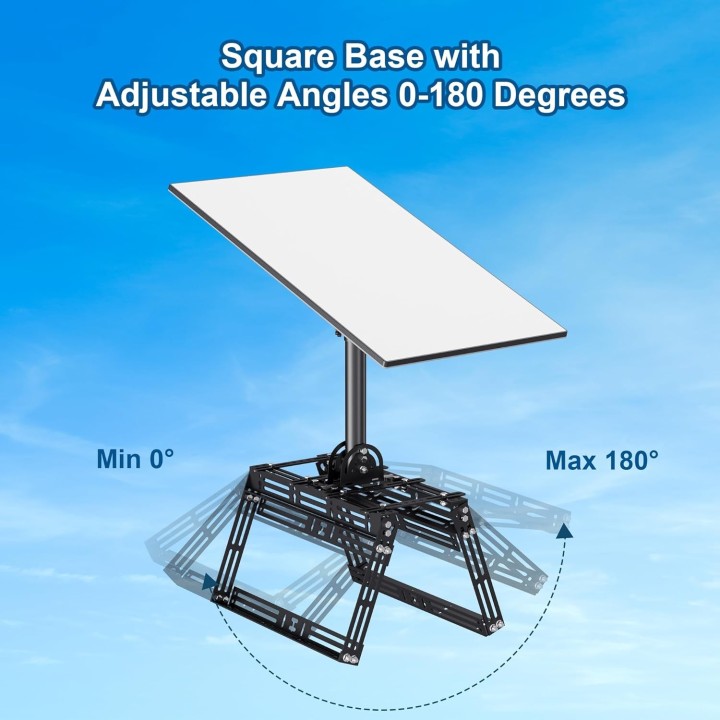 Starlink Gen 3 Roof Ridge Mount with Adjustable Tilt & 8-Piece Bricks Kit for Gen 3 Standard & Enterprise Dishes
