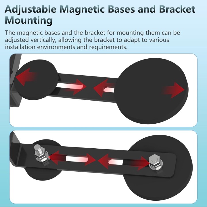 Starlink Gen 3 Magnetic Roof Mount – No-Drill, Quick Release Kit for RV, Yacht, Truck Roof, for Standard & Enterprise Dishes