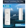 Gigabit Wireless Bridge,CPE1200 5.8G 1Gbps High Speed Point to Point WIFI Outdoor CPE 16dBi  WiFi Extender