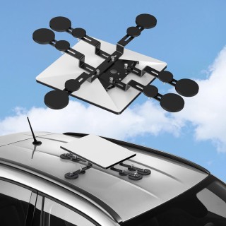 Starlink Mini Magnetic Roof Mount, No-Drill Installation, 370 lbs Suction Power for RV, Yacht, Van, Boat – for Standard Dish