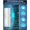 Gigabit Wireless Bridge,CPE1200 5.8G 1Gbps High Speed Point to Point WIFI Outdoor CPE 16dBi  WiFi Extender