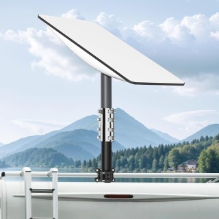Starlink Gen 2 RV Ladder Mount – Pole Mounting Kit for Starlink Dishes, Compatible with Standard and High-Performance Dishes
