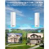 Wireless Bridge, Point to Point 5.8G Outdoor Bridge with 14dBi Antenna 3KM WiFi Access Point