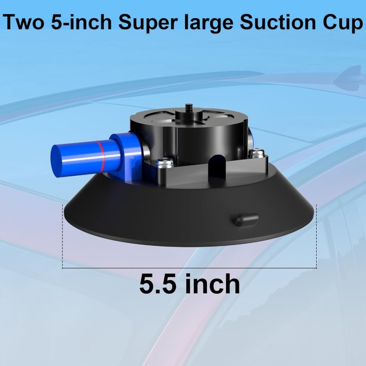 Starlink Mini Suction Cup Mount – Adjustable, Portable Kit for Sunroof, Compatible with Original Pipe Adapter, Stable